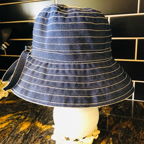Vintage Blue Ribbon Bucket Hat, Women, Travel, Cruise, NWOT - Picture 3 of 8